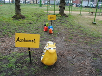 Slak bij aankomst